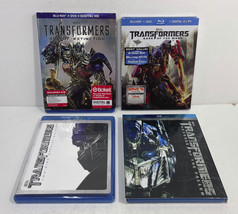 Transformers: Lot of 4 Blu-Rays - Age of Extinction,Dark of the Moon,Revenge of - £15.98 GBP