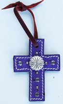 4" Western Riding Barrel Horse Saddle Leather Cross Tie Gift 9687 - $9.89
