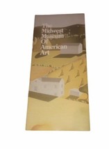 The Midwest Museum Of American Art Vintage Brochure - $3.27