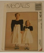 McCalls Sewing Pattern # 9134 Childrens and Girls Dresses Uncut - £3.91 GBP