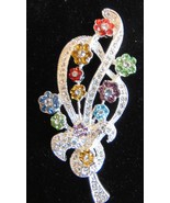 Vintage-style flower boquet brooch / pin NEW P0439 - $9.90