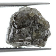 BIG For Jewelry 6.69 Carat Grey Color Natural Rough Loose Raw Diamond - £98.19 GBP