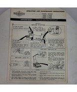 Vintage Briggs &amp; Stratton 60900 61900 80900 81900 Oper Maint Instructions - $15.26 CAD