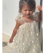 Cream Toddler summer dress Tulle dress baby girl toddler girl baby tulle... - £27.64 GBP