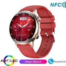 Lady NFC Womens Smart Watch Bluetooth Call IP68 Waterproof For Android IOS - £62.65 GBP+