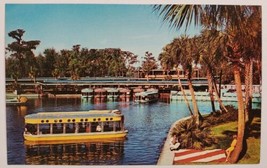Glass Bottom Boats Silver Springs,Florida Chrome Postcard Unused - £7.72 GBP