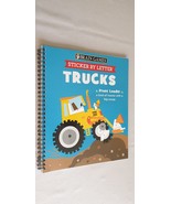 Brain Games Sticker by Letter Trucks Spiral Bound Softcover Staff and Ne... - $10.39