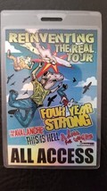 FOUR YEAR STRONG / I AM AVALANCHE - ORIGINAL 2008 TOUR LAMINATE BACKSTAG... - £79.69 GBP