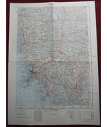 1957 Original Military Topographic Map Rovinj Porec Adriatic Istria Yugo... - £40.45 GBP