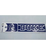 DUKE BLUE DEVILS Vintage Team Bumper Sticker Rico Industries 12 X 3” - $7.25