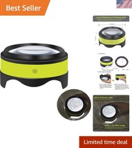 Large View LED Magnifier, 3X-5X with Rechargeable Battery &amp; Easy Controls - $756.61 MXN