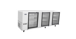 Atosa MBB90GGR 90&quot; Back Bar Beer Cooler Stainless 3 Glass Door Free Lift... - £2,715.17 GBP