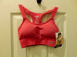 Avia Women&#39;s Keyhole Cami Sports Bra SMALL Royal Spice Pink New Seamless - £10.45 GBP