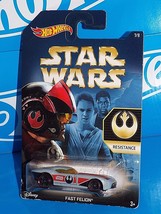 Hot Wheels 2015 Wal-Mart Exclusive Star Wars 7/8 Resistance Fast Felion Grey - $4.95