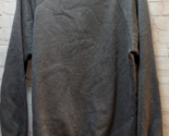 Hanes Sweatshirt L Large Vintage charcoal gray used USA made Men&#39;s Women... - £16.28 GBP