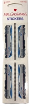 Mrs Grossman Vintage Stickers Gray Passenger Train Sticker Sheets Old St... - £5.46 GBP
