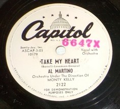 Al Martino 78 I Never Cared / Take My Heart SH1F - £5.51 GBP