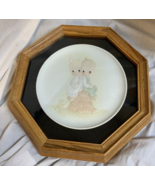 Precious Moments Love One Another Plate Framed 1982 13”x13” - $16.16