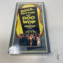 Rock Rhythm &amp; Doo Wop: Greatest Early Rock VHS New Sealed 2001 116 Minut... - £10.16 GBP