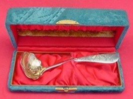 Knickerbocker Etched by Gorham Sterling Silver Sauce Ladle GW in Fitted Box - £639.41 GBP