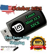 Linux Mint XFCE 22.3 Bootable USB Installer -Latest Version   Same Day S... - $237.23 MXN