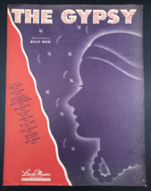 VTG 1946 THE GYPSY by Billy Reid Sheet Music Leeds Music Art Deco Silhou... - $7.69