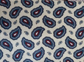 Stafford Brand ~ 100% Silk ~ 58&quot; Long ~ Paisley Design Necktie ~ Made in... - £11.93 GBP
