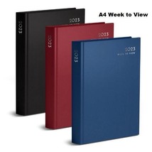 2023 A4 Week To View Diary WTV With Hourly Slots For Week Days Planner Organiser - £5.22 GBP+