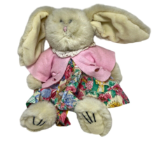 Thompson Holland Inc  Plush Dressed Lop Earred Cream Bunny Rabbit 13 inch - $12.08
