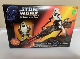 Star Wars Power of the Force Imperial Speeder Bike with Scout Trooper - Open Box - $9.46