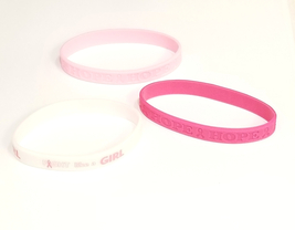 Breast Cancer Awareness Silicone Bracelet