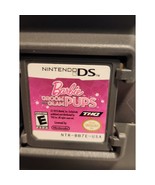 Nintendo DS Barbie Groom And Glam Pups Game Cartridge With Case Untested - £4.40 GBP