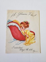 Vintage Greeting Card Birthday “Hi Glamour Puss”  A Sapphire Card - $7.00