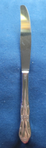 W.M.A. Rogers Stainless Steel Dinner Knife Oneida Ltd. Floral Pattern Di... - $168.53 MXN