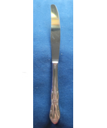 W.M.A. Rogers Stainless Steel Dinner Knife Oneida Ltd. Floral Pattern Di... - $8.99