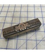 Vintage Printers Block Advertising Younger Construction Co Horse &amp; Shoe ... - €7,52 EUR