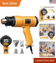1800W Digital LCD Heat Gun Kit with Variable Temperature and Overload Pr... - $60.00