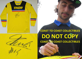Dylan Ferrandis Supercross Motocross signed Thor Jersey COA proof autographed-- - £273.78 GBP