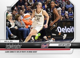 2024 WNBA PANINI INSTANT #10 CAITLIN CLARK INDIANA FEVER 20PT RC DEBUT! - $16.82