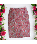 Vintage Susan Bristol New Traditions Skirt Paisley Print Size 16  Cotton... - $36.51 CAD
