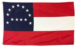 General Lee&#39;s Headquarters Flag 3x5 Printed Polyester - Csa Civil War Banner - £12.57 GBP