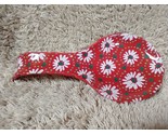 The Pioneer Woman Spoon Rest Festive Holiday Daisy Pattern Red White Sto... - $9.00