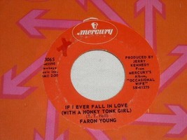 Faron Young If I Ever Fall In Love A Bunch Of Young Ideas 45 Rpm Record Mercury - £12.98 GBP