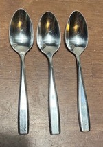 Vintage Oneida Continuim stainless flatware Teaspoons set of 3 - £15.93 GBP