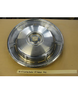 OEM 66-67 Cadillac Deville 15&quot; HUBCAP WHEEL COVER W/ CREST EMBLEM SLOTTE... - $67.82 CAD