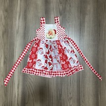 NEW Boutique Santa Sleeveless Ruffle Twirl Girls Christmas Dress Size 3T - £11.27 GBP