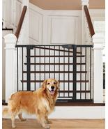 29.7-46&quot; Baby Gate for Stairs, Mom&#39;S Choice Awards Winner-Auto Close Dog... - $128.10