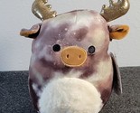 Squishmallows Wildlife Squad Greggor the Marbled Galaxy Moose 7&quot;NWT Star... - £13.72 GBP