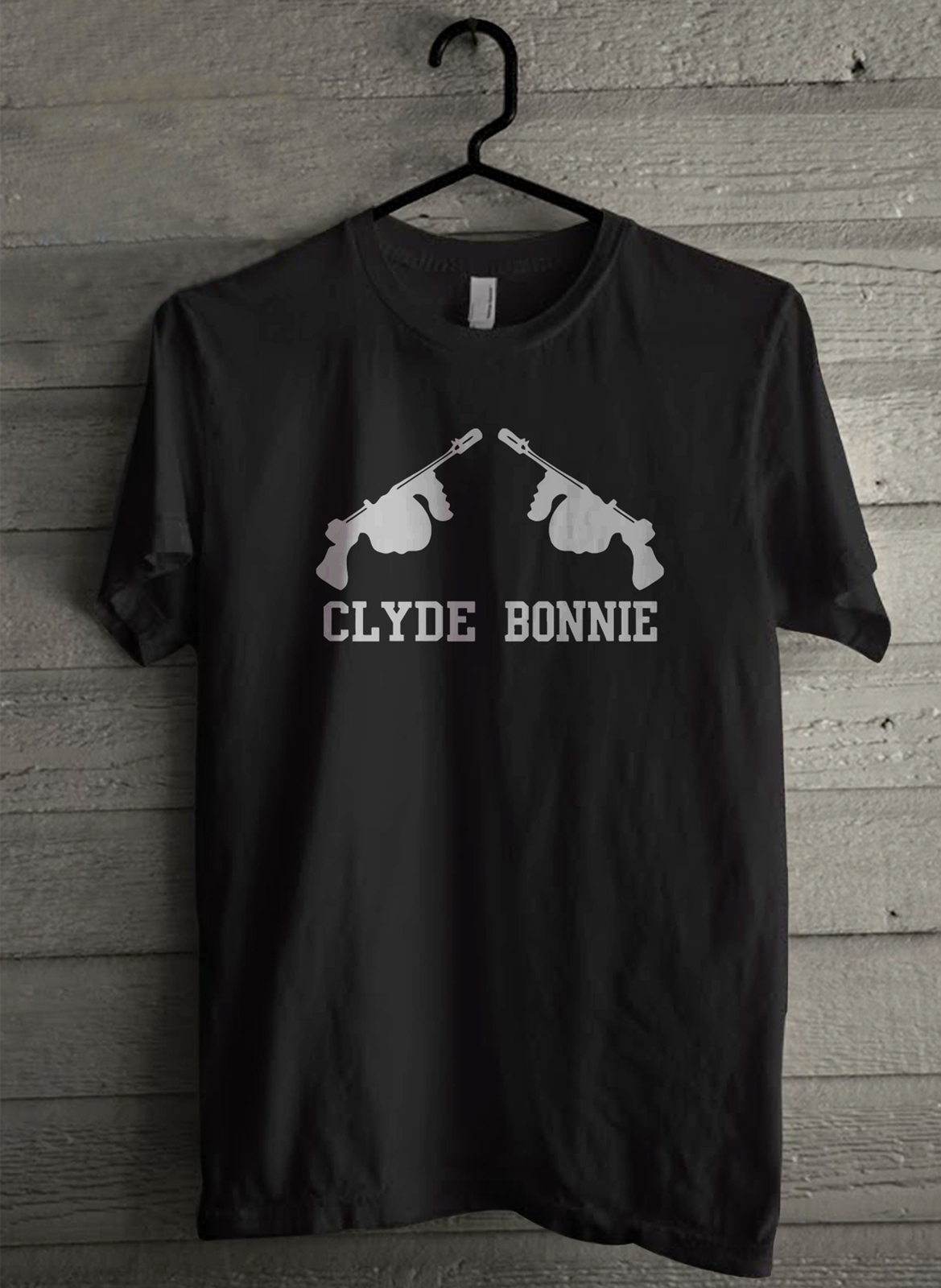 Bonnie & Clyde Valentine's Day Men's T-Shirt - Custom (129) - $19.12 - $21.82