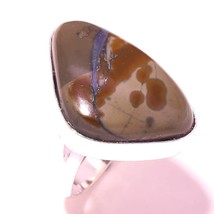 Peanut Wood Jasper Gemstone Handmade Fashion Ring Jewelry 8.50&quot; SA 3257 - £2.98 GBP